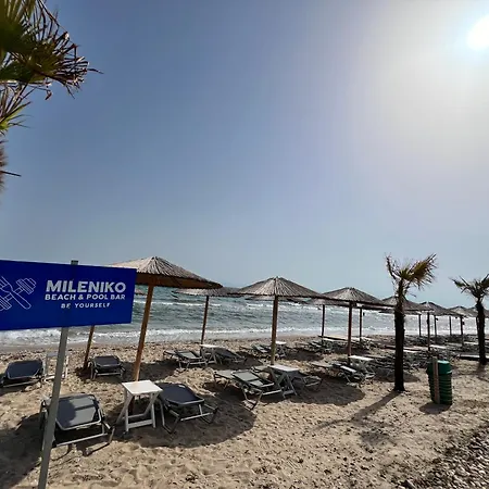 къща миленико на брега на морето Dom wakacyjny *